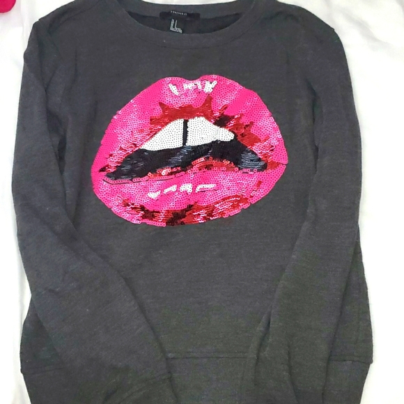 Forever 21 gray sweater - Picture 2 of 2